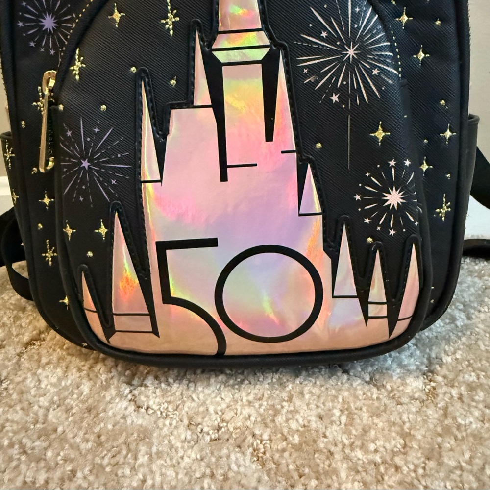 Disney Black 50th Anniversary Backpack